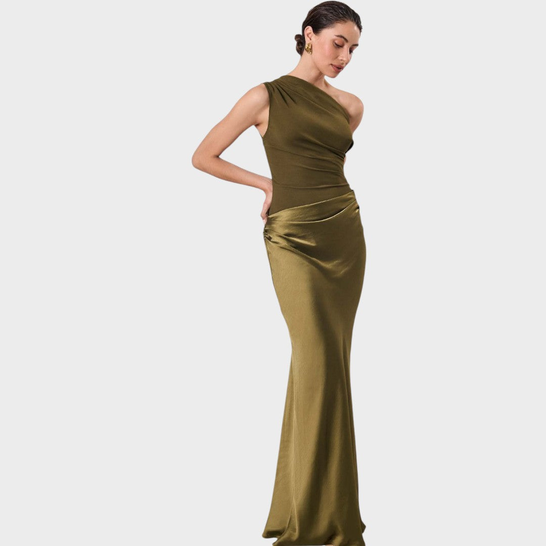 Aurora | Vestido Elegante de Um Ombro Só