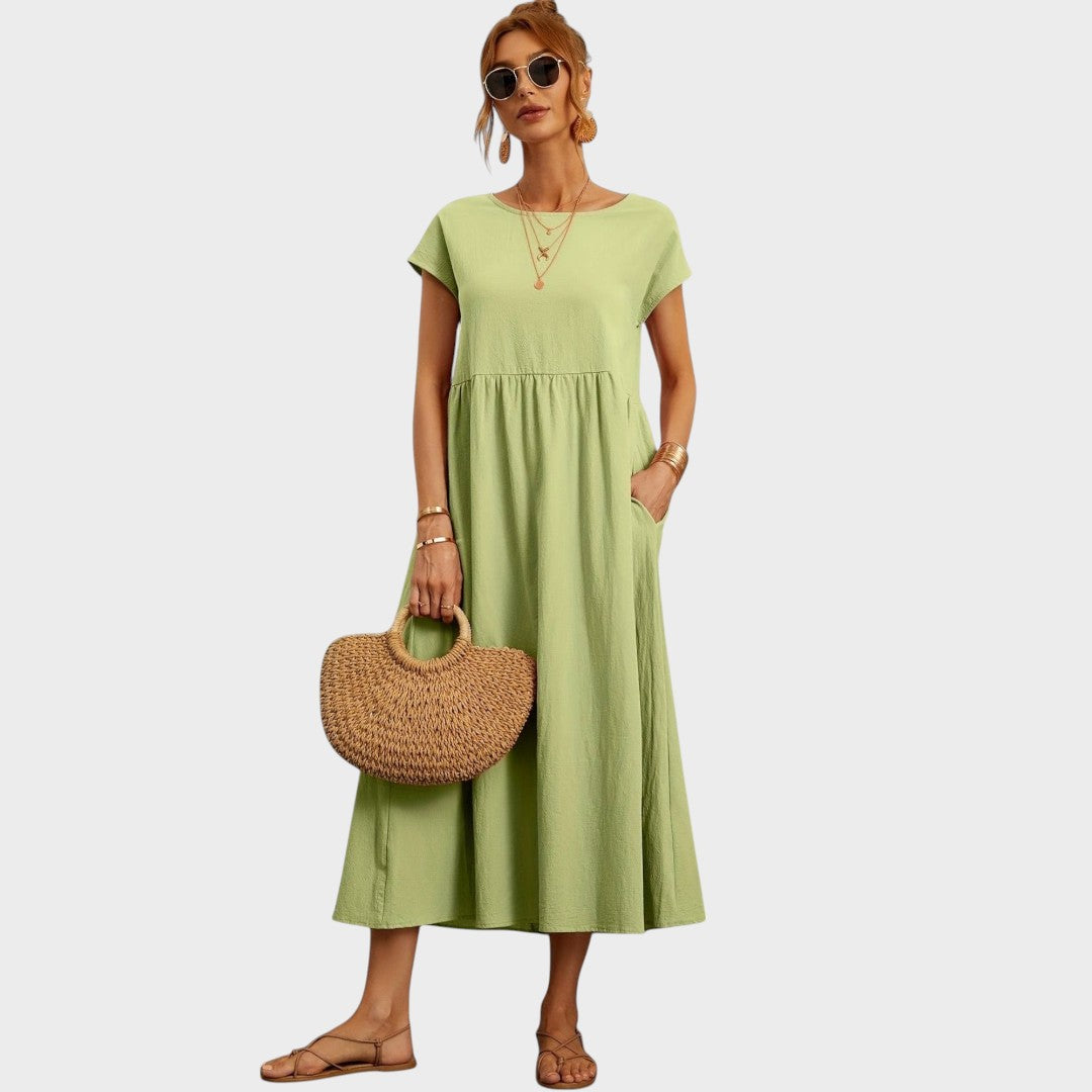 Magnolia | Vestido Casual e Elegante Leve e Fluido para o Verão