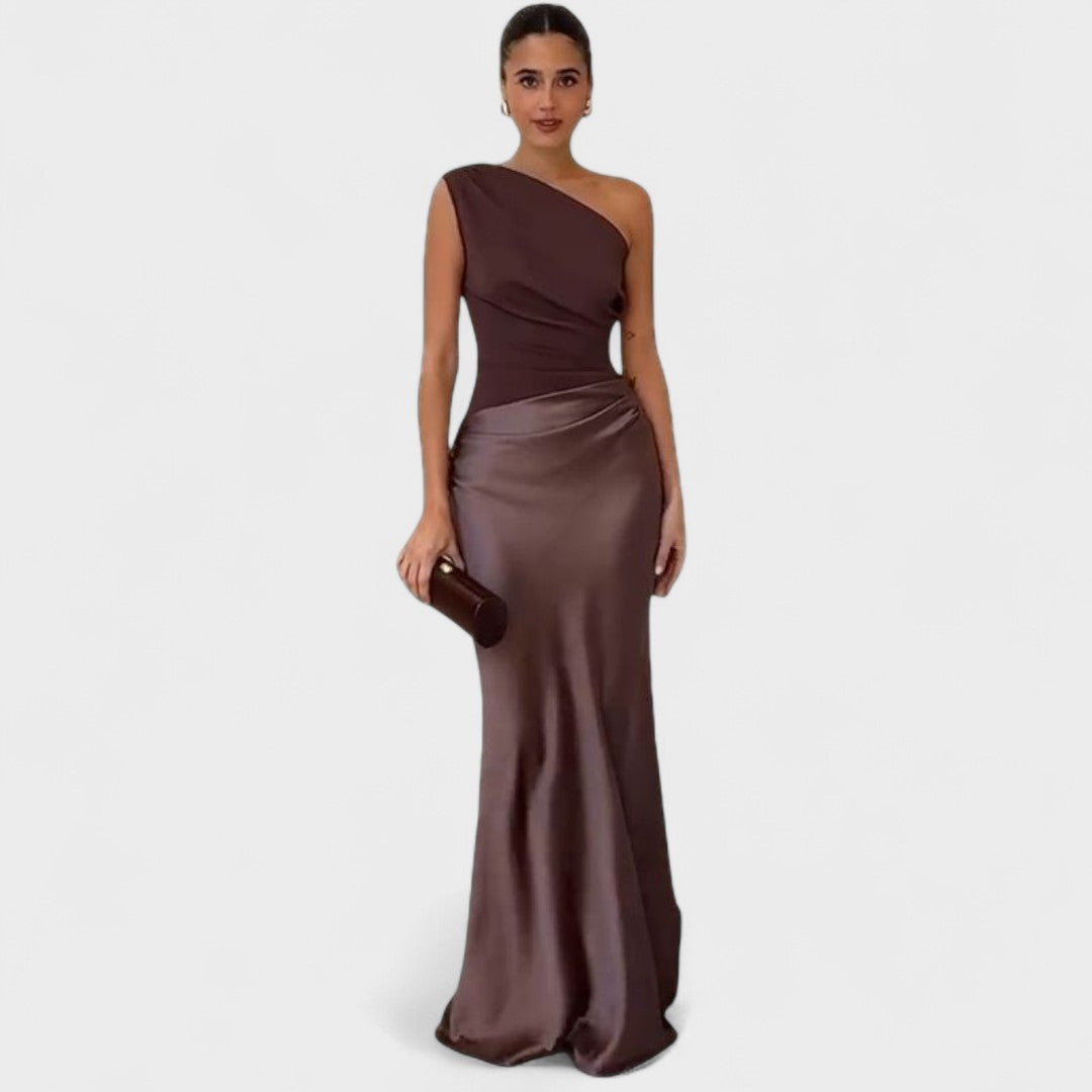 Aurora | Vestido Elegante de Um Ombro Só