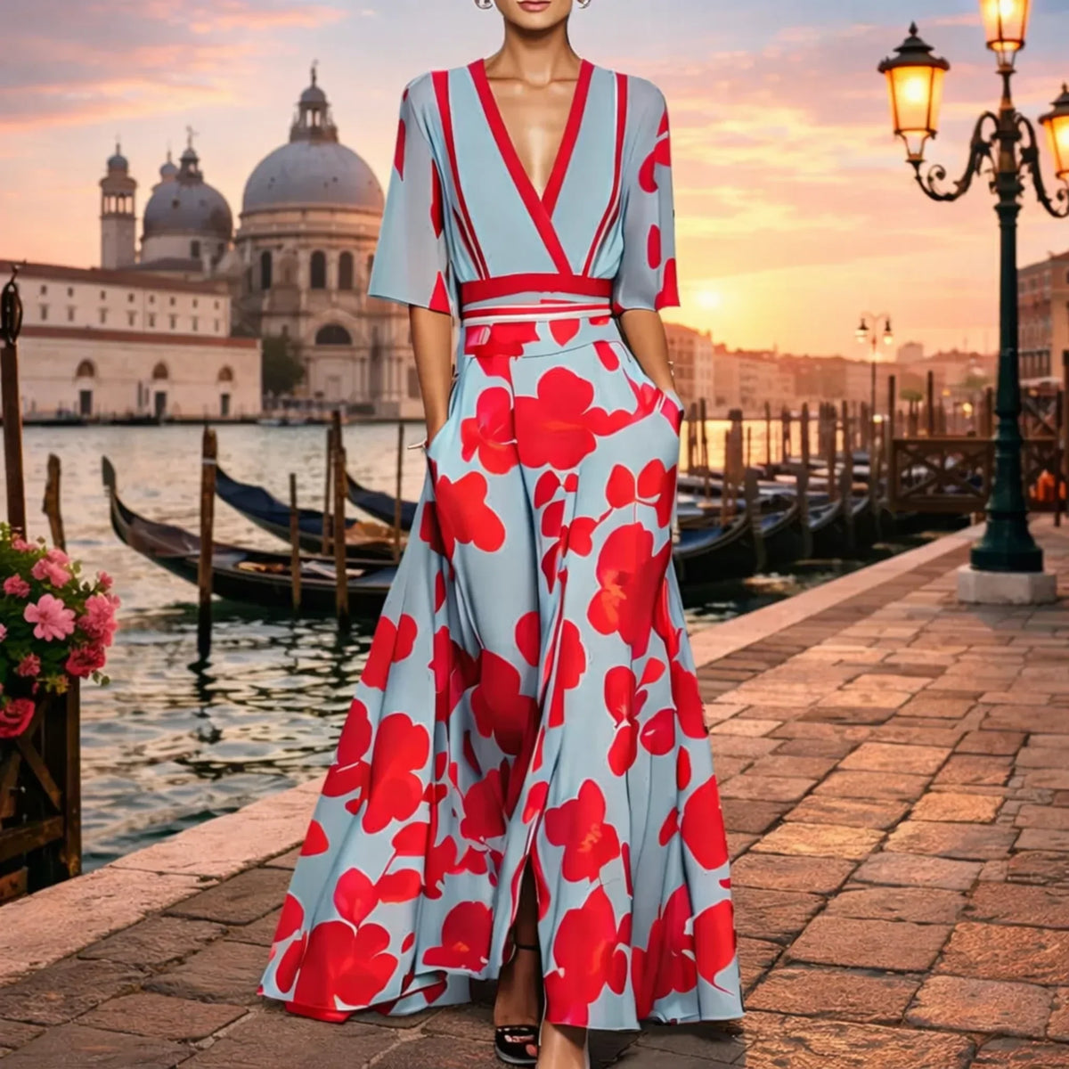 Sílvia | Vestido Elegante — Elegância sem Esforço para Qualquer Ocasião