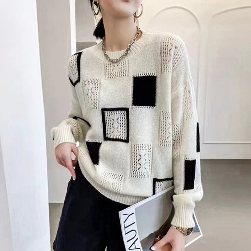 Blanche | Suéter elegante de tricô para o inverno
