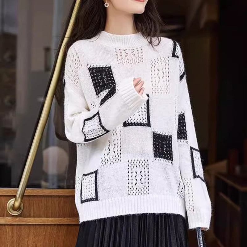 Blanche | Suéter elegante de tricô para o inverno