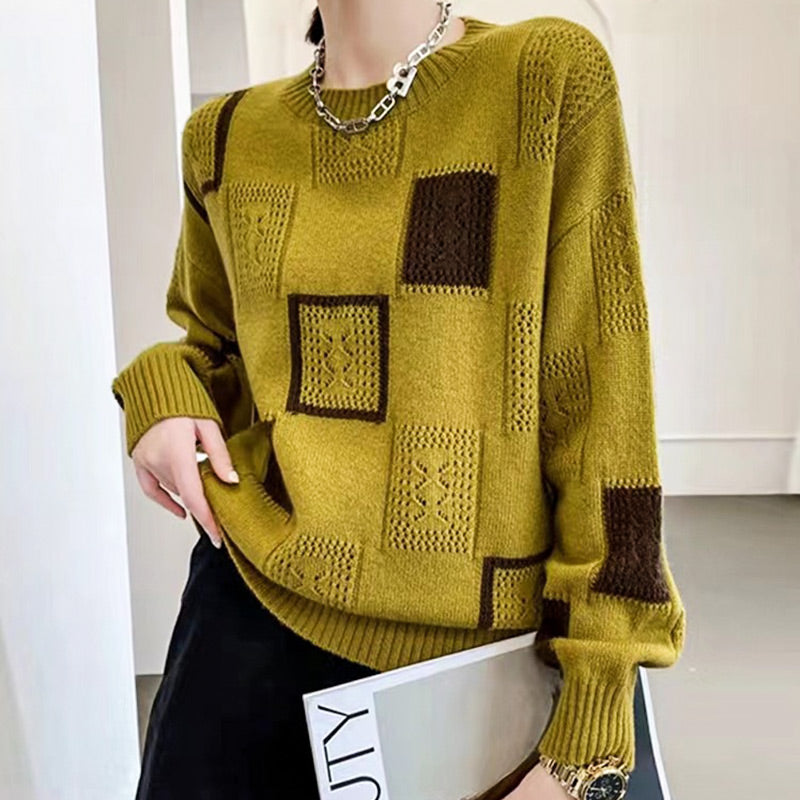 Blanche | Suéter elegante de tricô para o inverno