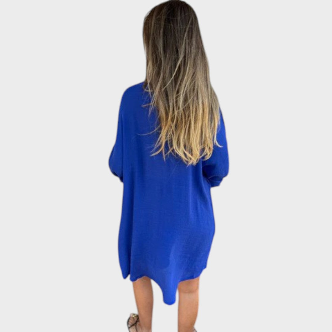 Nora | Conjunto de Camisa e Shorts de Linho Leve e Confortável para o Dia a Dia