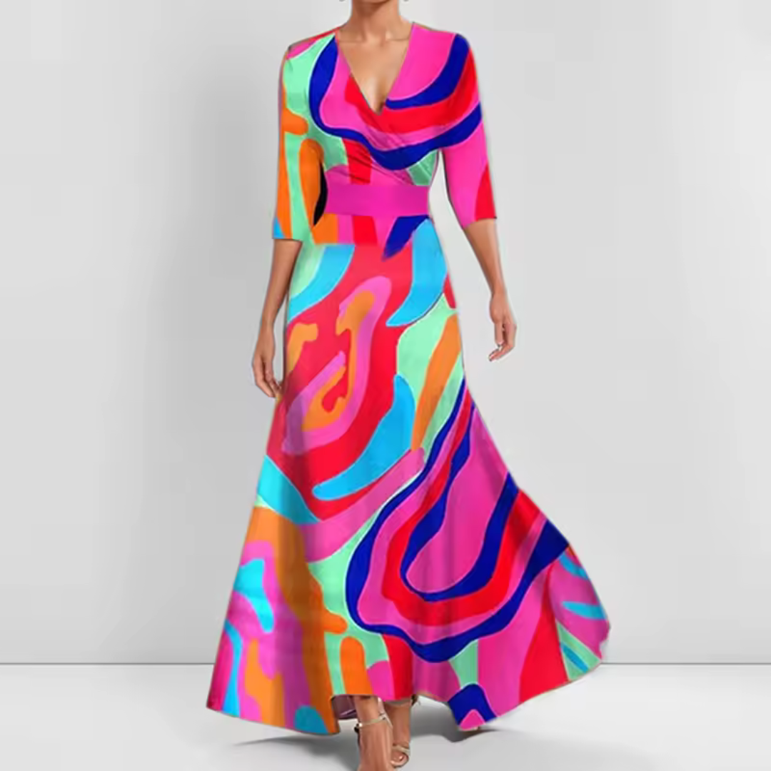Sílvia | Vestido Elegante — Elegância sem Esforço para Qualquer Ocasião