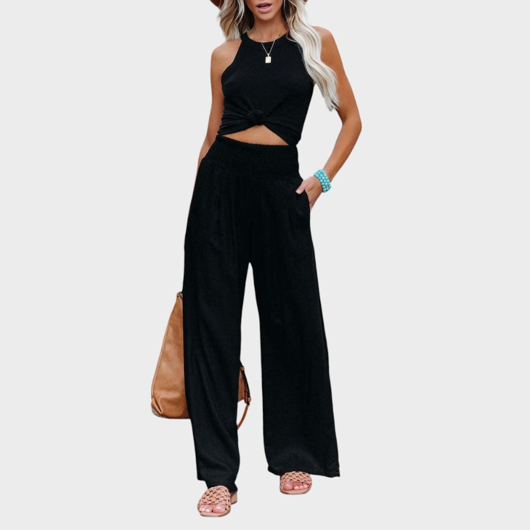 Anna | Calça Ampla de Verão para Dias Leves e Descontraídos