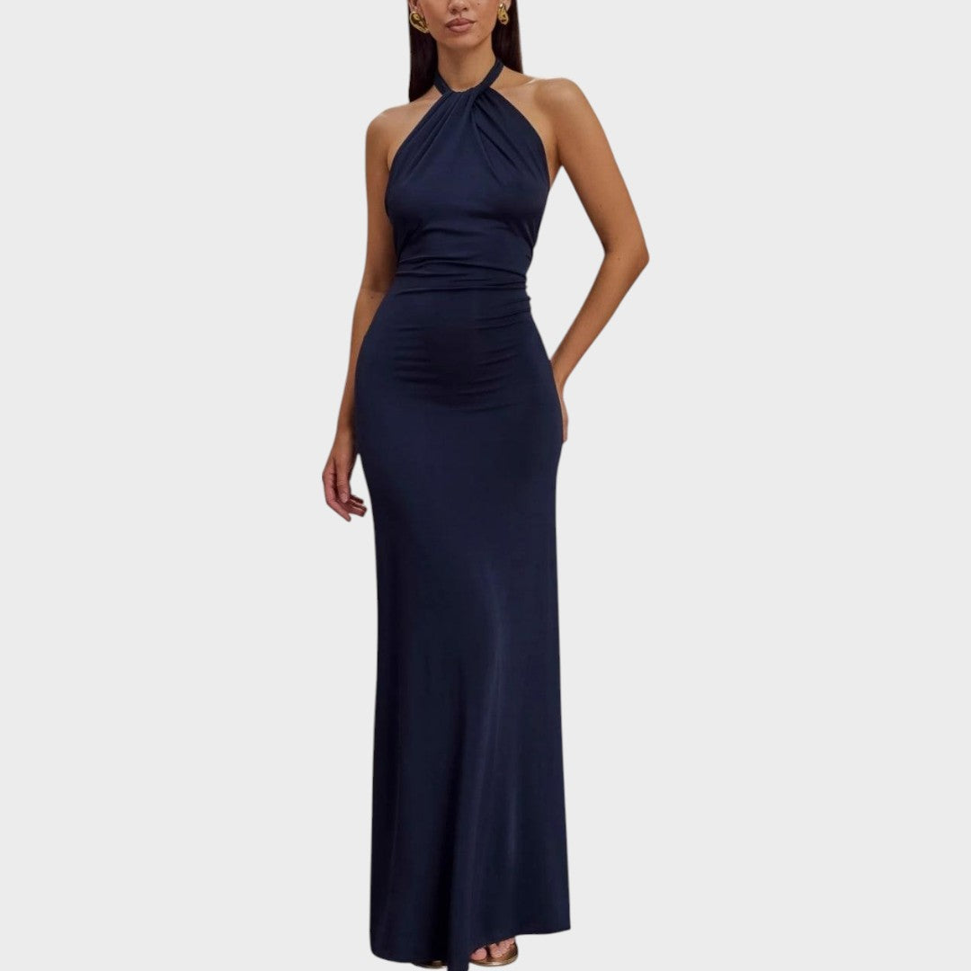 Laguna | Vestido Longo com Decote Frente Única