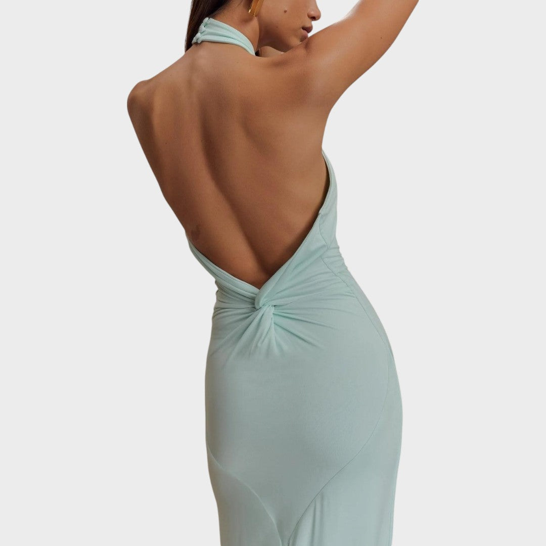 Laguna | Vestido Longo com Decote Frente Única