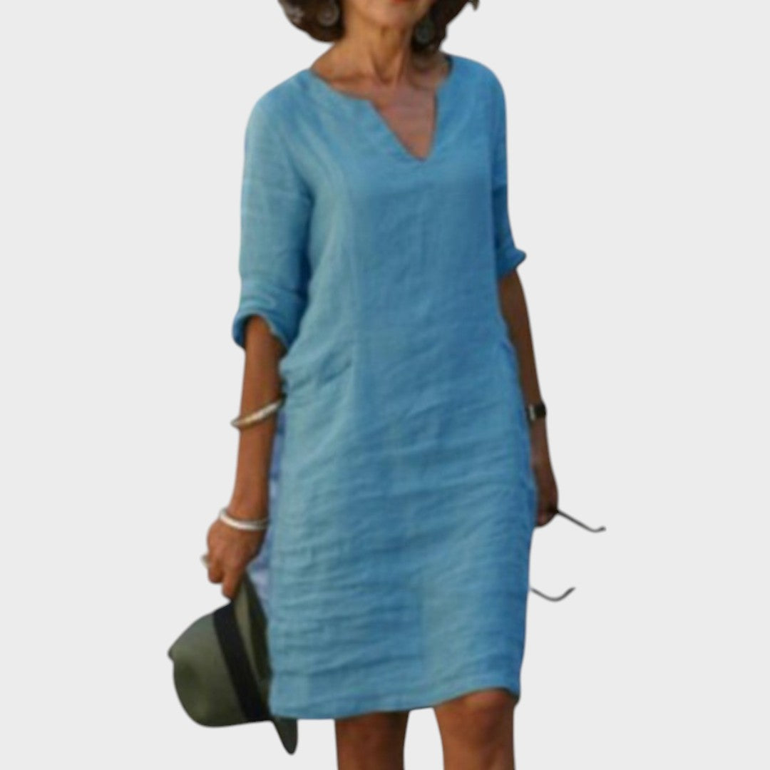 Josette | Vestido Elegante com Decote em V