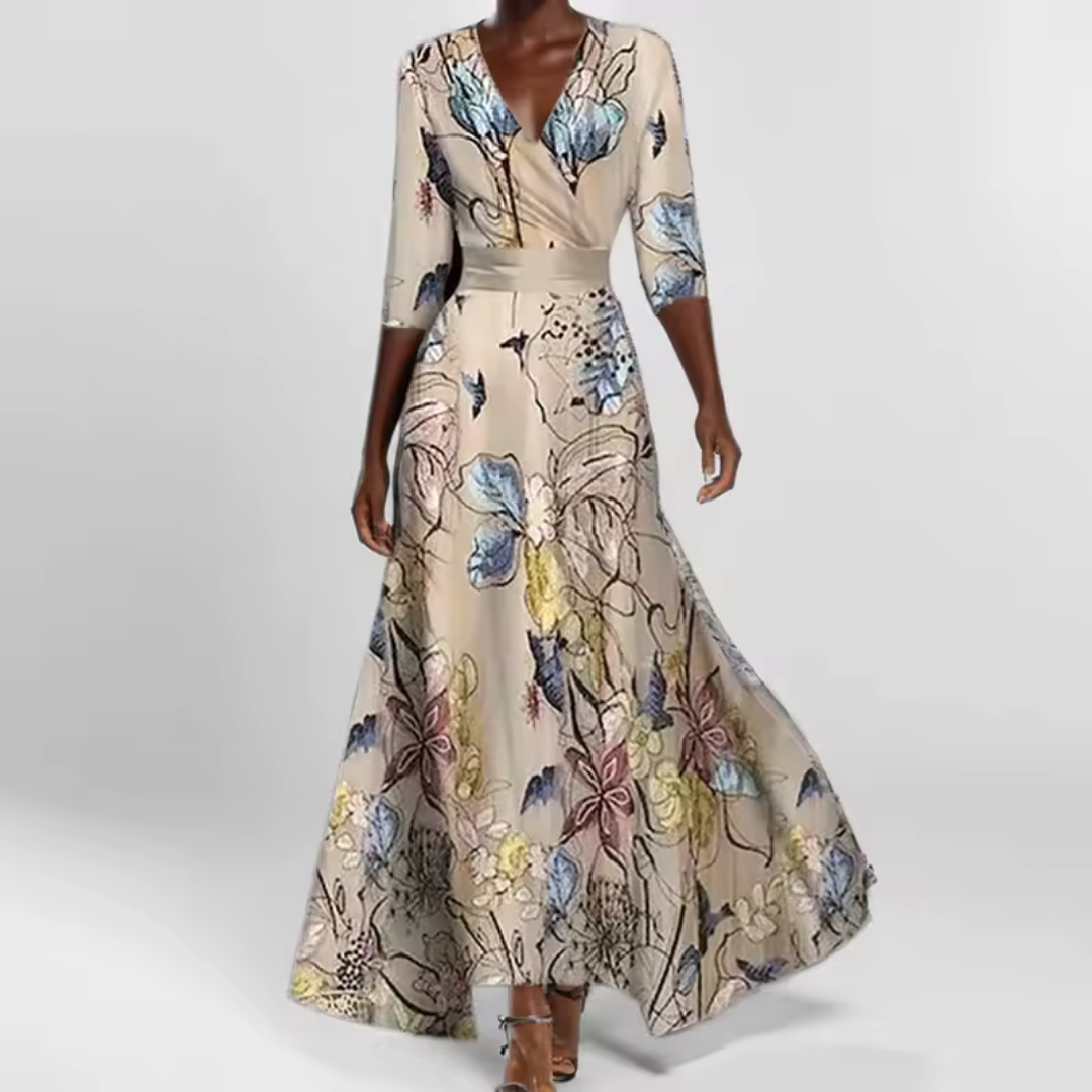 Sílvia | Vestido Elegante — Elegância sem Esforço para Qualquer Ocasião