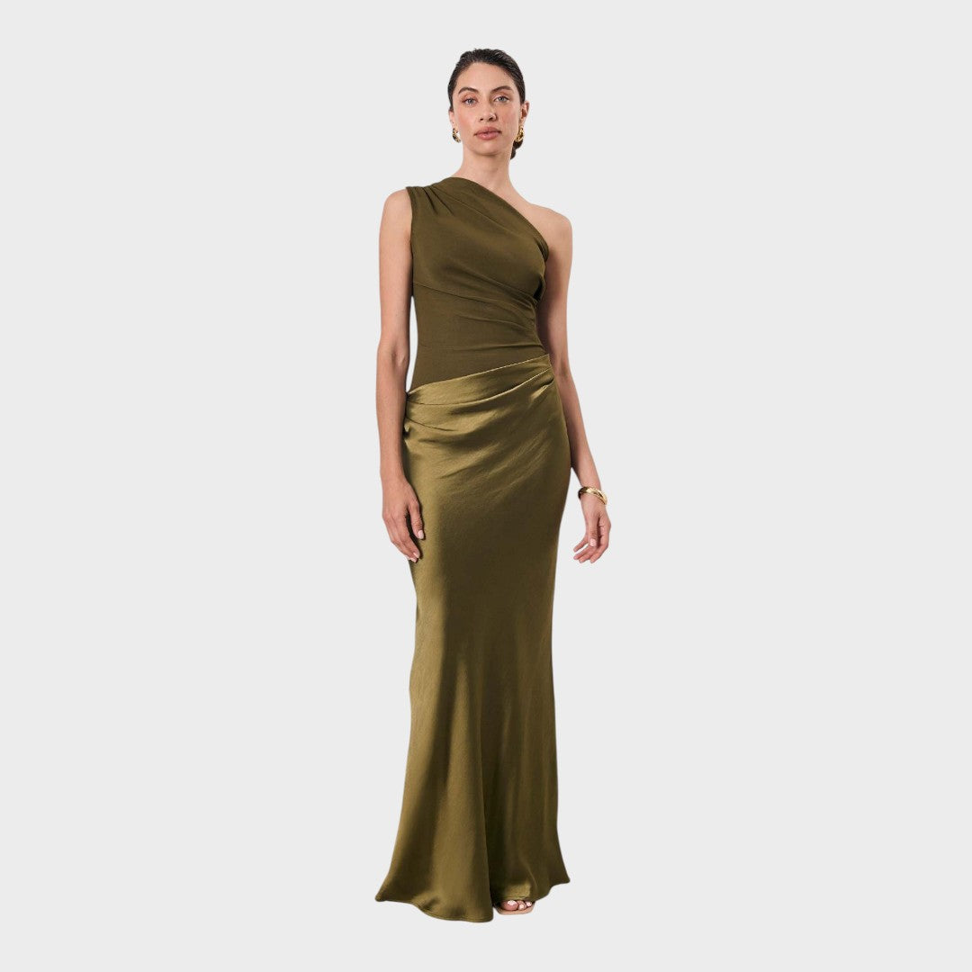 Aurora | Vestido Elegante de Um Ombro Só