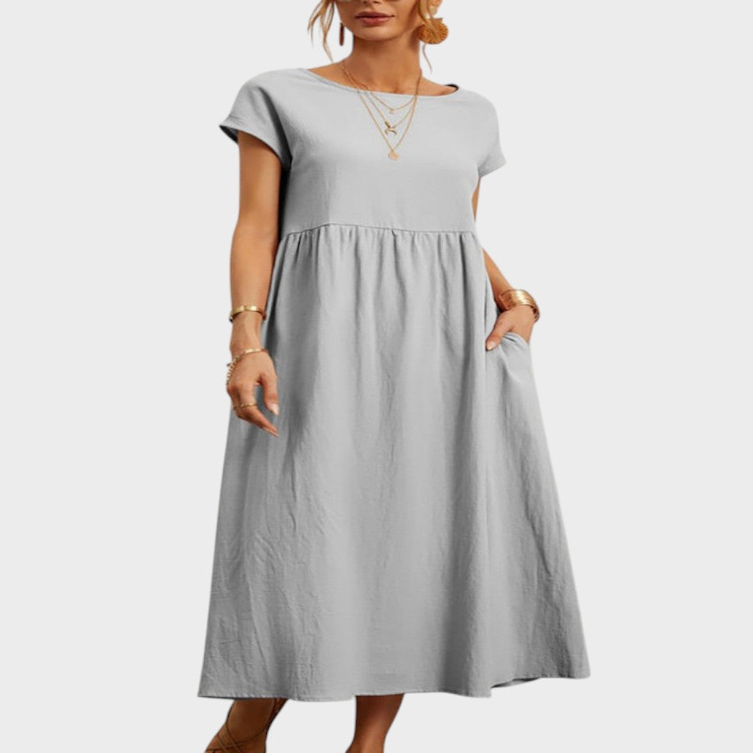 Magnolia | Vestido Casual e Elegante Leve e Fluido para o Verão