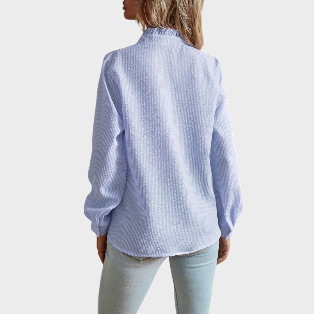 Rosilda | Blusa Elegante de Tecido Fluido e Caimento Ajustado