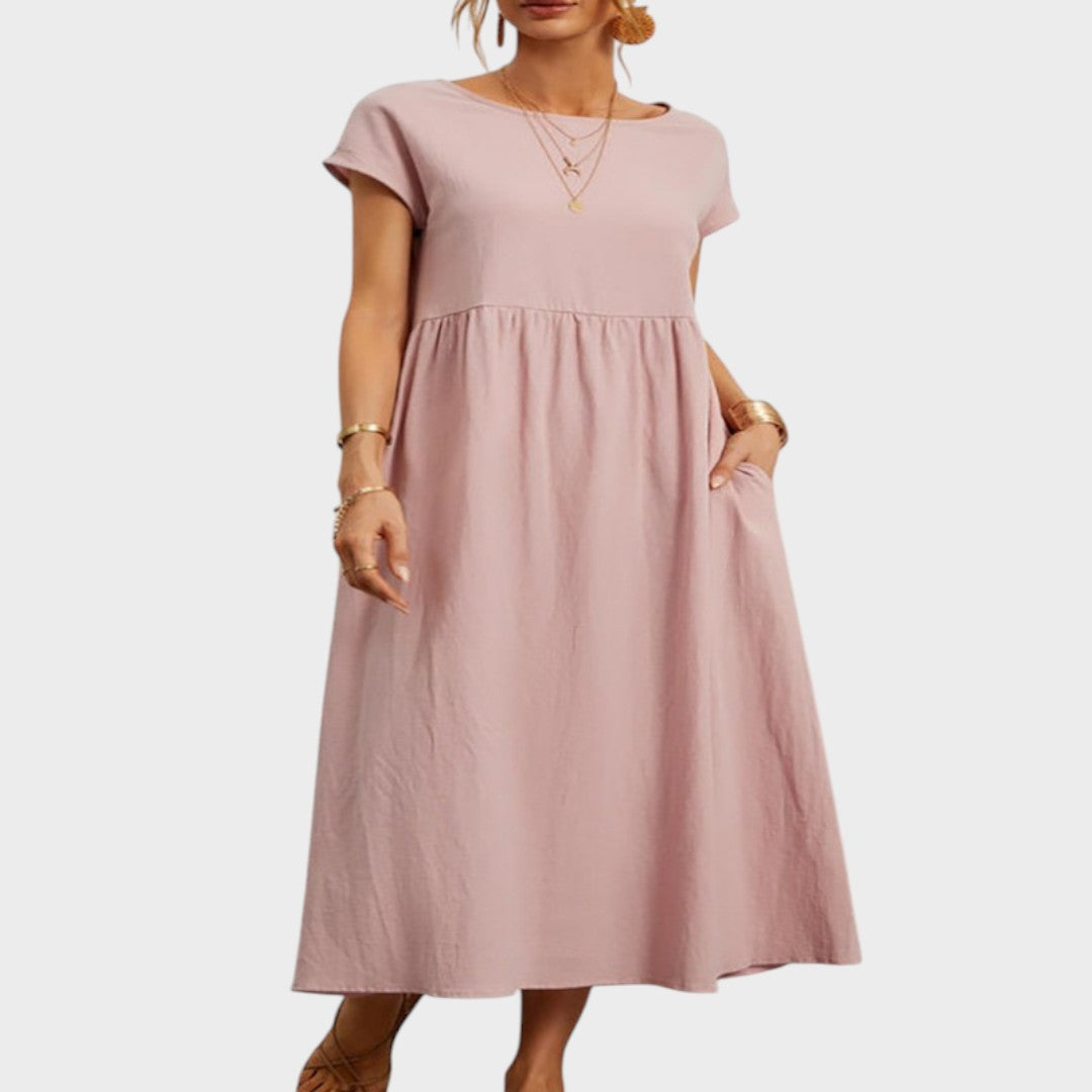 Magnolia | Vestido Casual e Elegante Leve e Fluido para o Verão