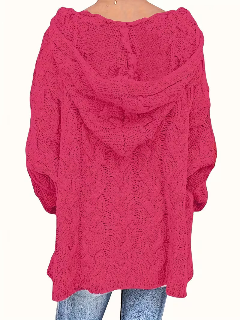 Miette - Suéter de Tricô Manga Longa Casual