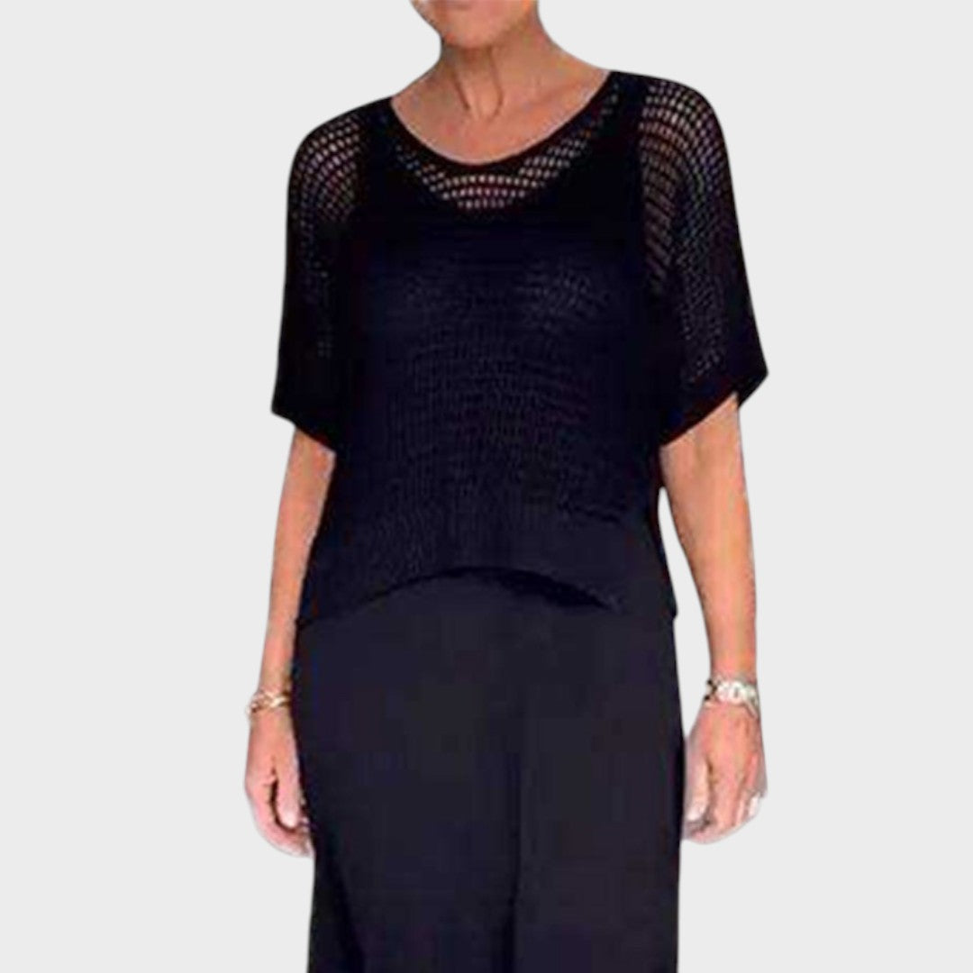 Liza | Vestido com Blusa de Tricô Conjunto de Duas Peças