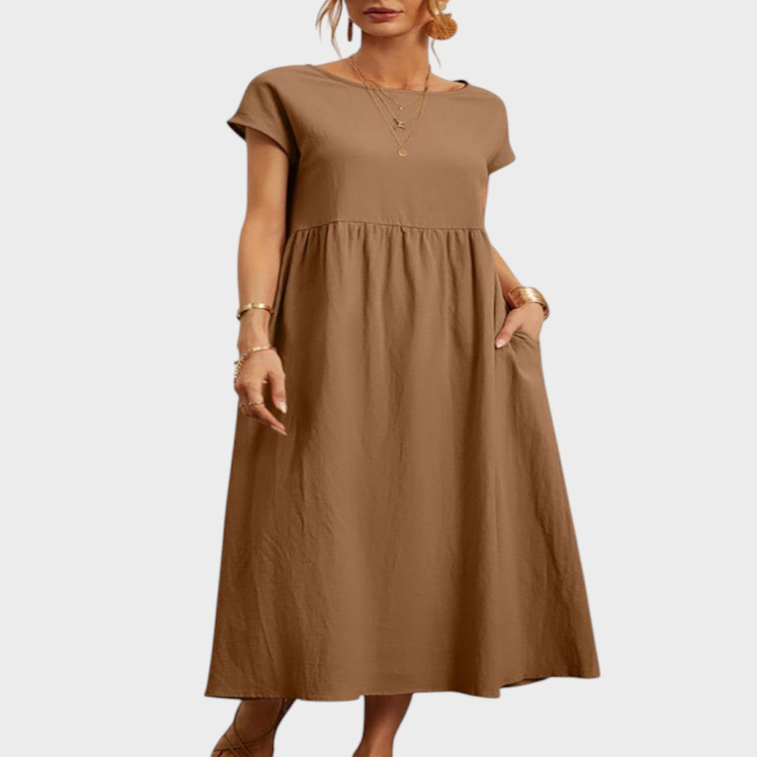 Magnolia | Vestido Casual e Elegante Leve e Fluido para o Verão