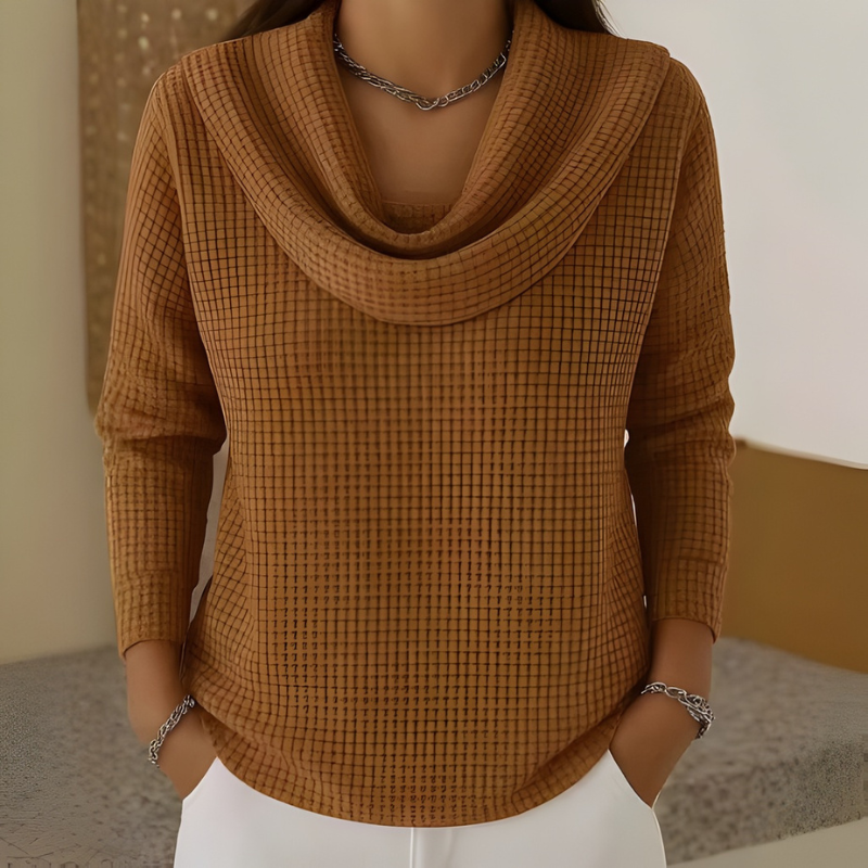 Amber™ | Suéter quentinho de gola alta elegante