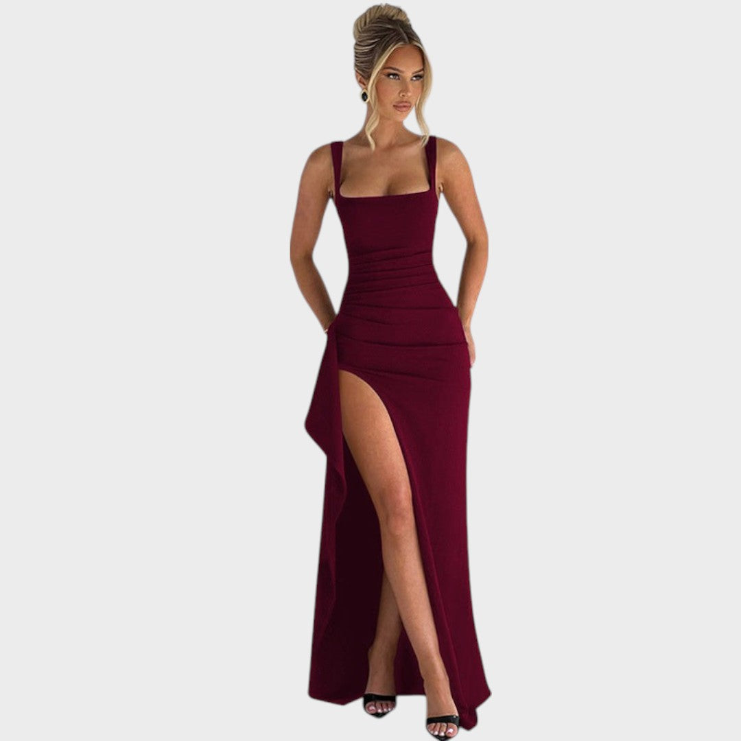 Zariani | Elegante Vestido Maxi com Costas Abertas