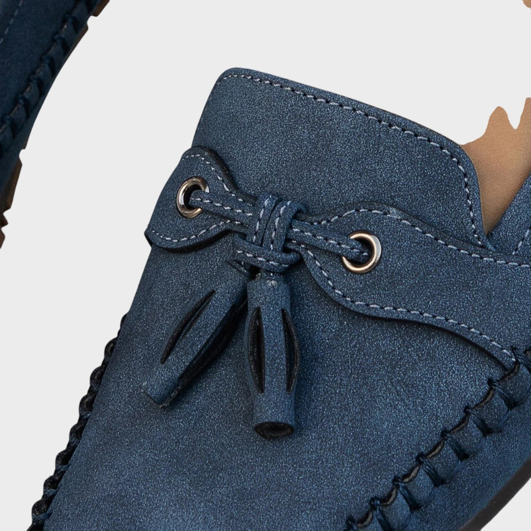 Olivia | Mocassim Ortopédico Vintage com Laço e Palmilha Acolchoada