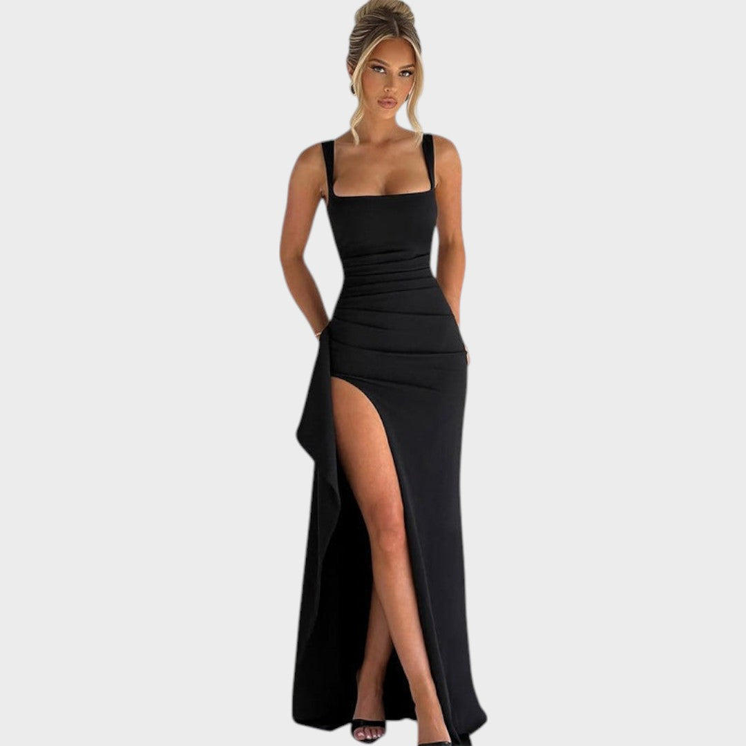 Zariani | Elegante Vestido Maxi com Costas Abertas