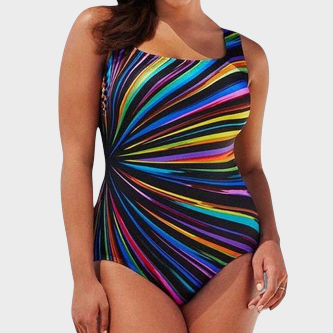 Rita | Traje De Baño De Rayas