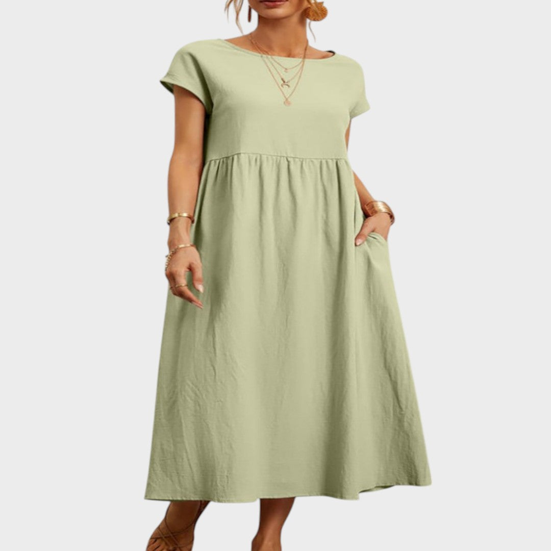 Magnolia | Vestido Casual e Elegante Leve e Fluido para o Verão