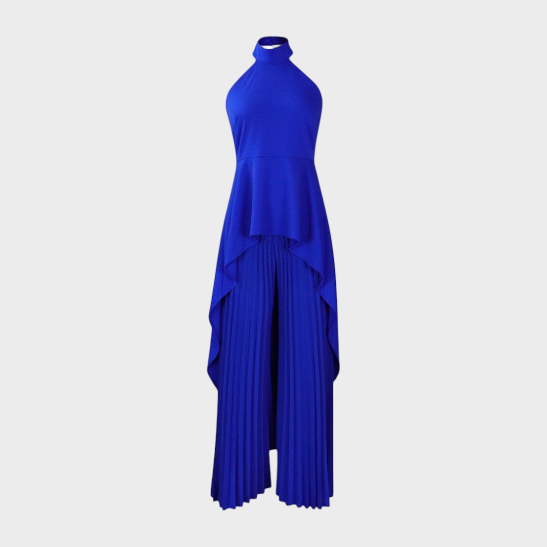 Cristina | Conjunto Assimétrico com Calça Plissada