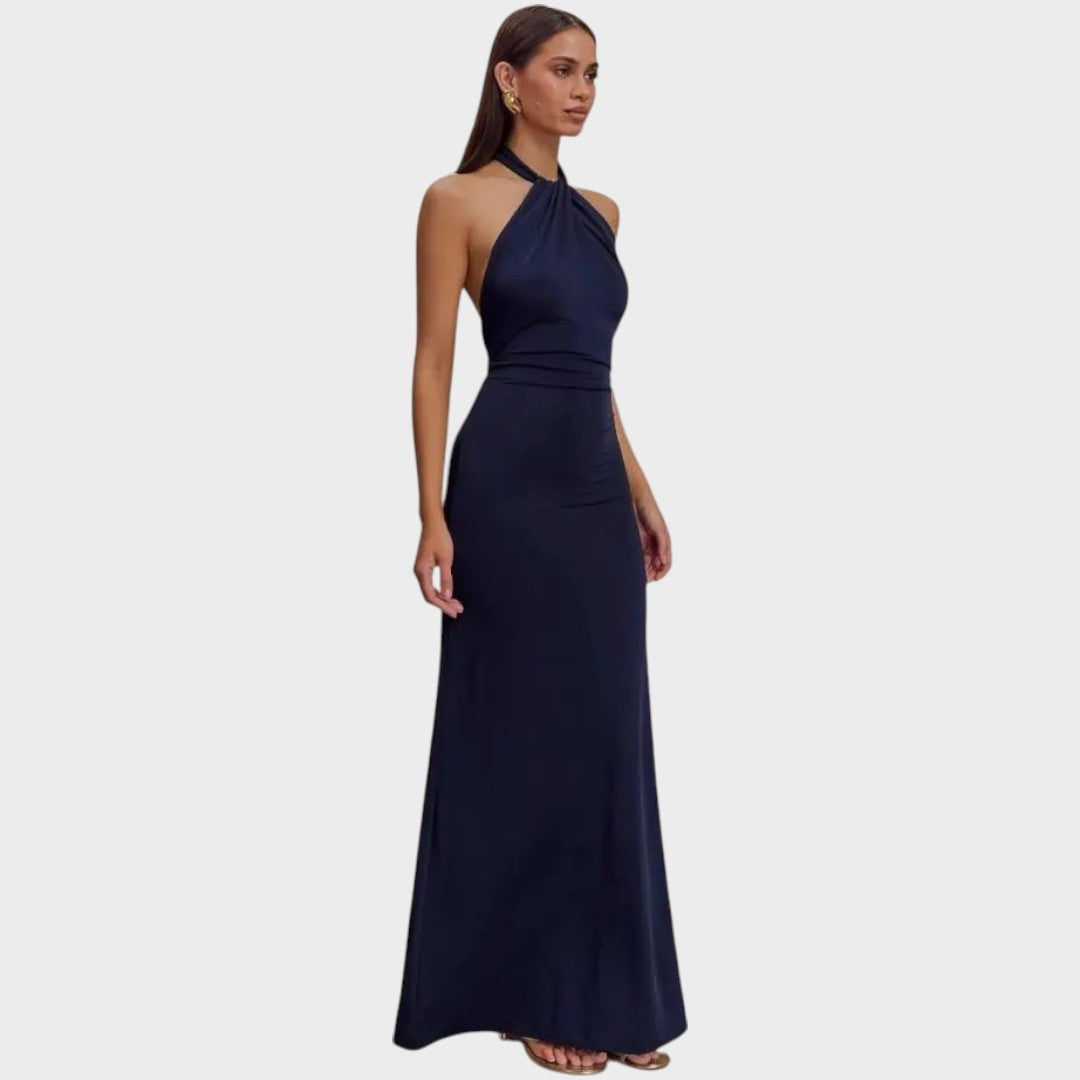 Laguna | Vestido Longo com Decote Frente Única