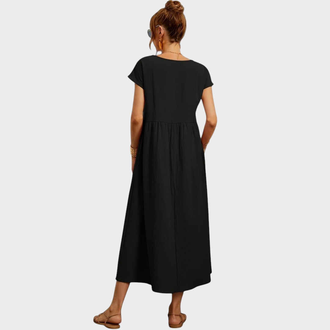Magnolia | Vestido Casual e Elegante Leve e Fluido para o Verão
