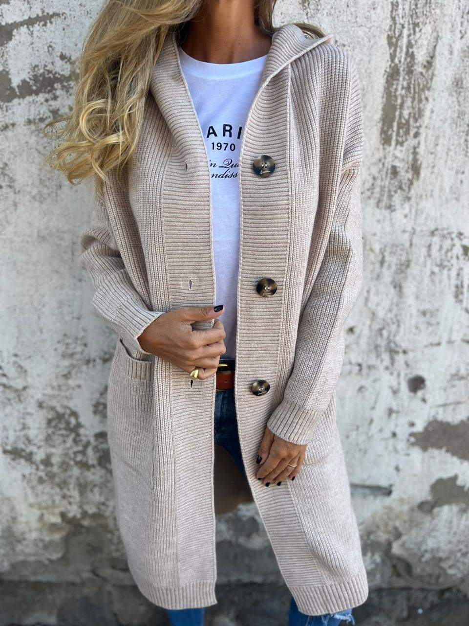 Mareena - Cardigã Longo Elegante