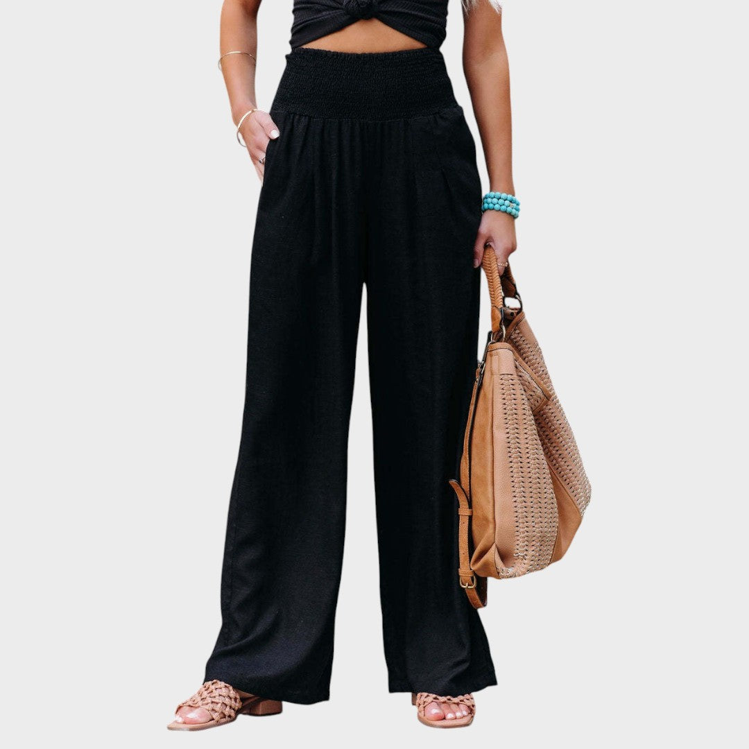 Anna | Calça Ampla de Verão para Dias Leves e Descontraídos