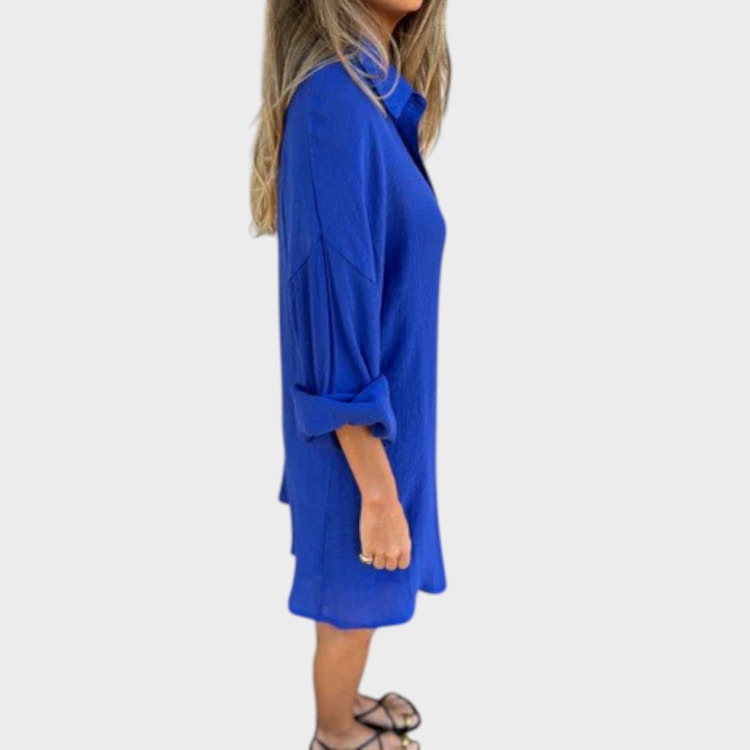 Nora | Conjunto de Camisa e Shorts de Linho Leve e Confortável para o Dia a Dia