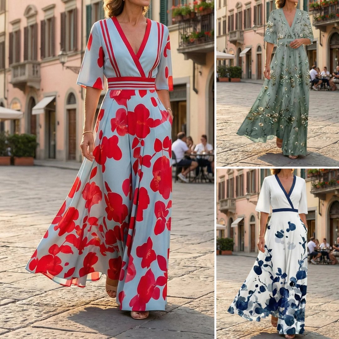 Sílvia | Vestido Elegante — Elegância sem Esforço para Qualquer Ocasião