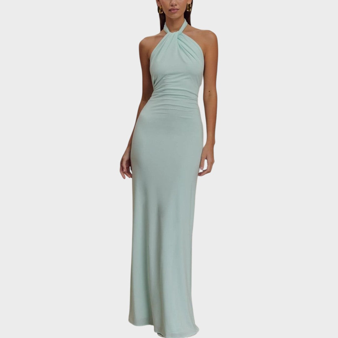 Laguna | Vestido Longo com Decote Frente Única