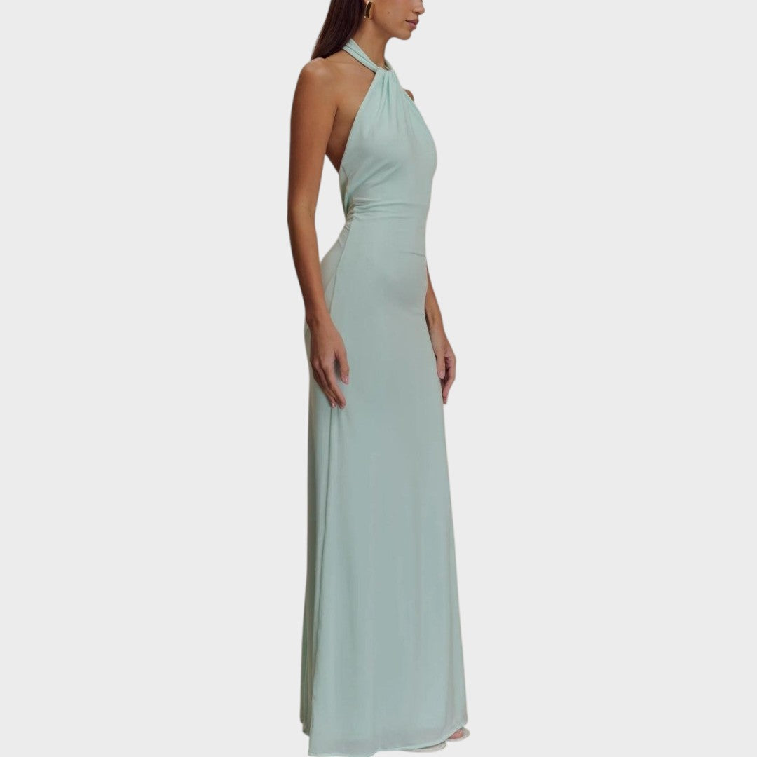 Laguna | Vestido Longo com Decote Frente Única