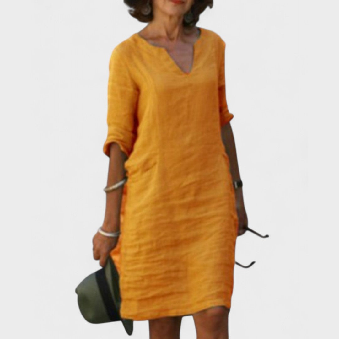 Josette | Vestido Elegante com Decote em V