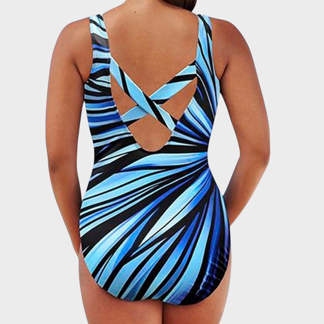 Rita | Traje De Baño De Rayas