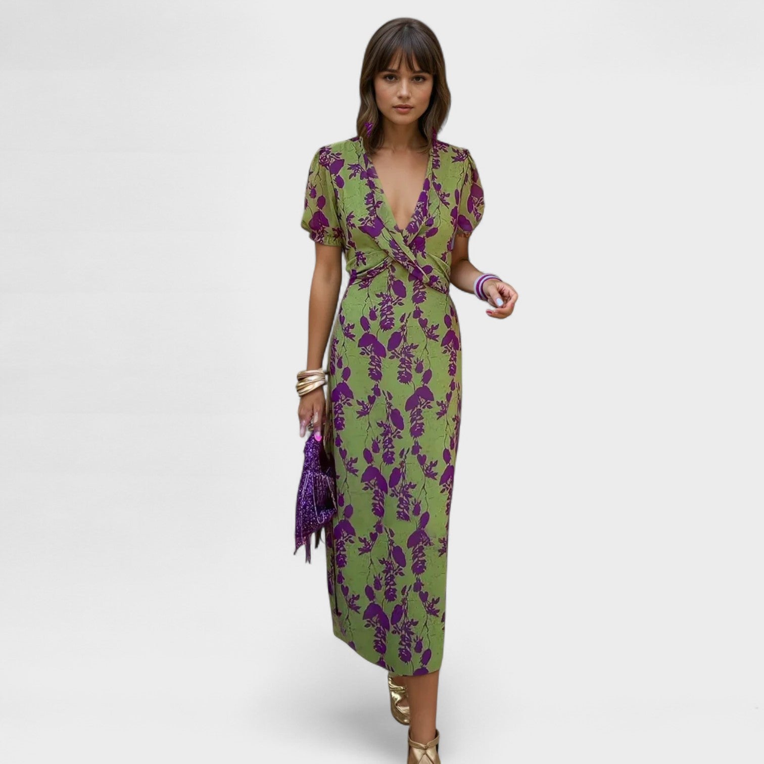 Vestido Floral Vera | Elegante Vestido de Primavera – Luna Barcelona