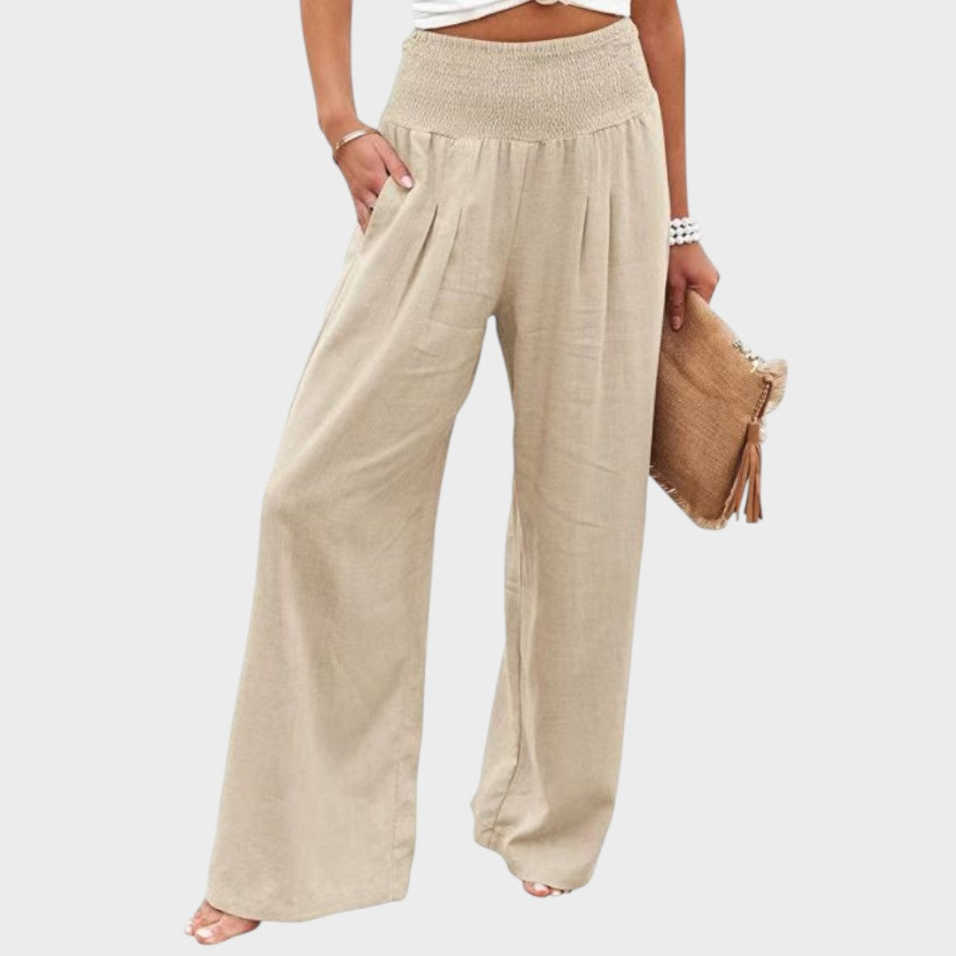 Anna | Calça Ampla de Verão para Dias Leves e Descontraídos