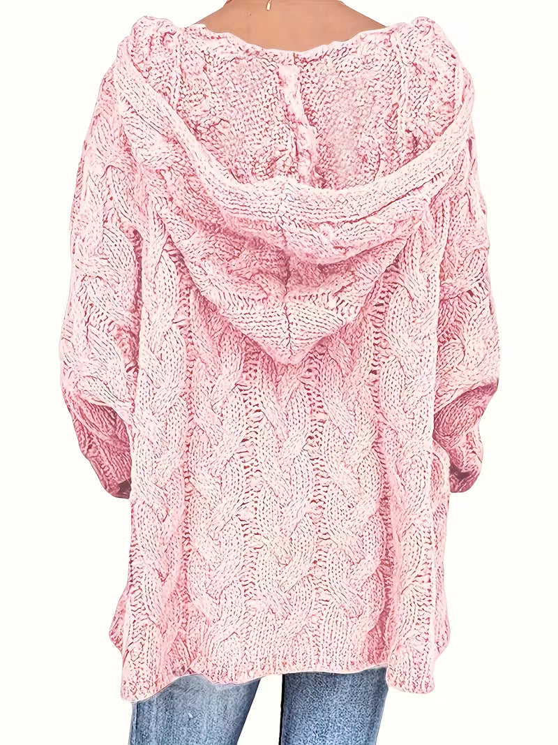 Miette - Suéter de Tricô Manga Longa Casual
