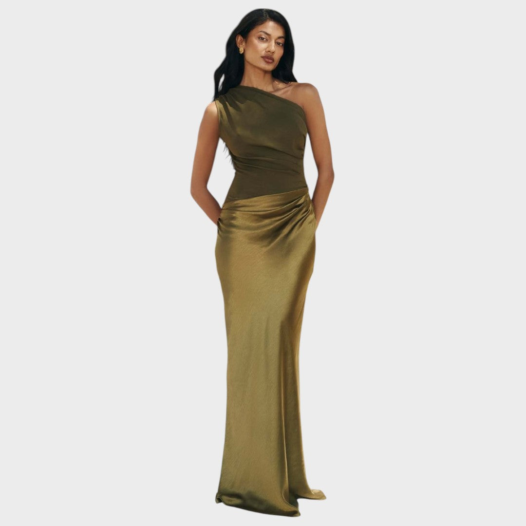 Aurora | Vestido Elegante de Um Ombro Só