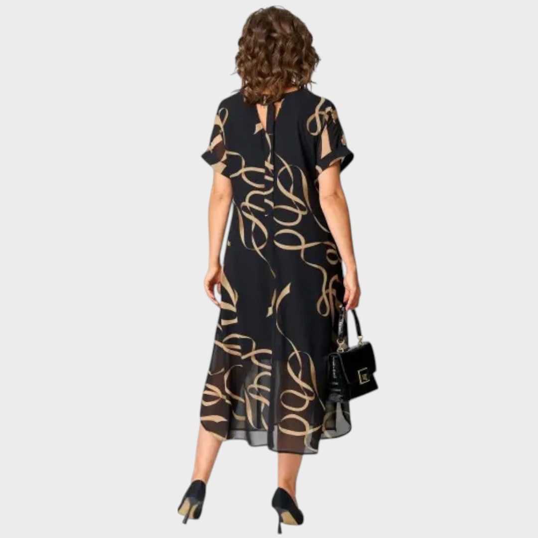 Alzira | Vestido de Chiffon Plus Size