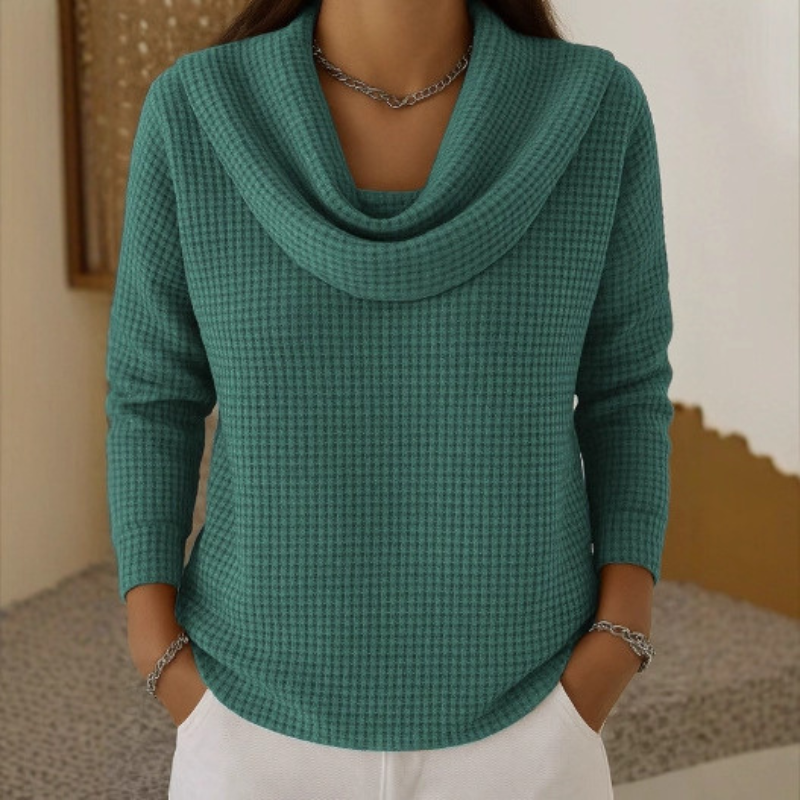 Amber™ | Suéter quentinho de gola alta elegante
