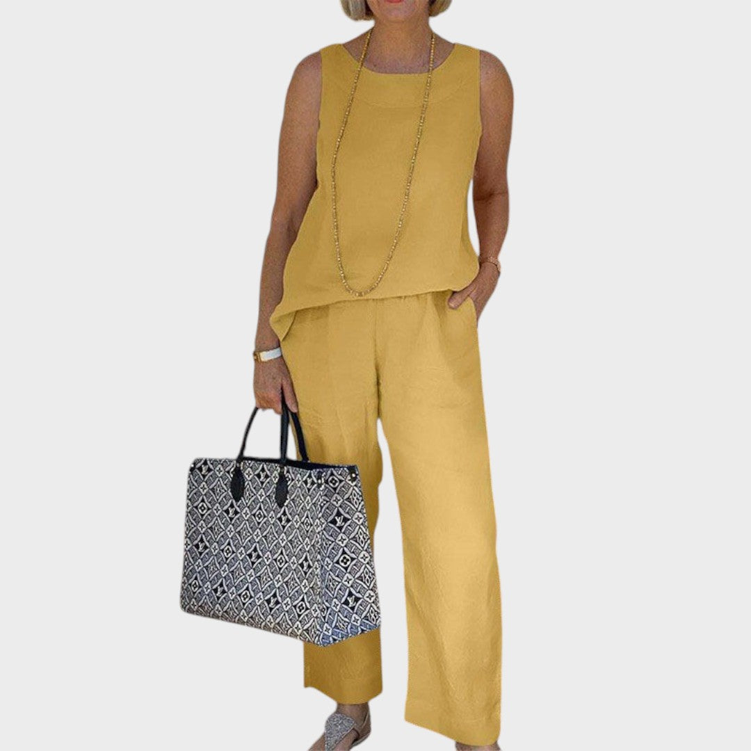 Valéa | Conjunto De Dos Piezas De Lino