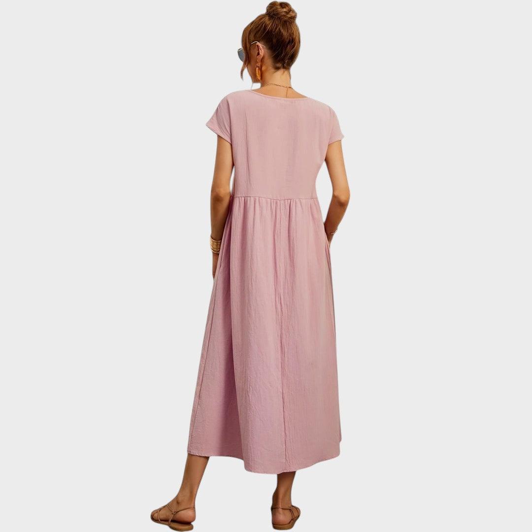 Magnolia | Vestido Casual e Elegante Leve e Fluido para o Verão