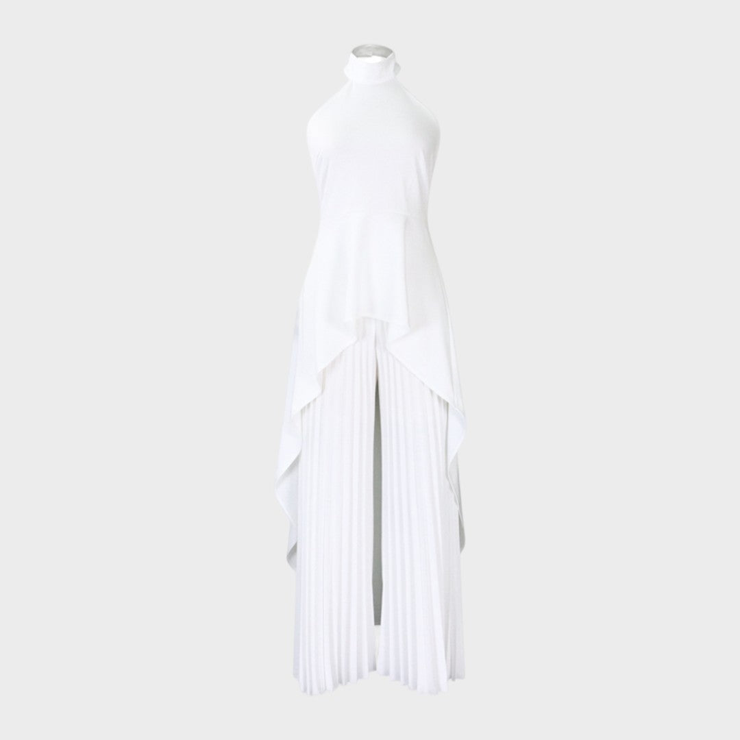 Cristina | Conjunto Assimétrico com Calça Plissada