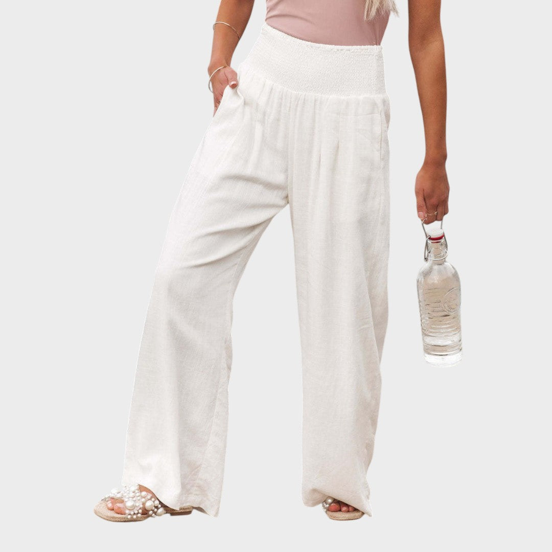 Anna | Calça Ampla de Verão para Dias Leves e Descontraídos