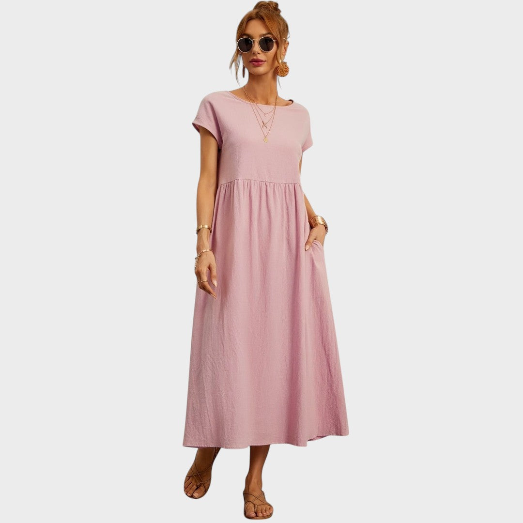 Magnolia | Vestido Casual e Elegante Leve e Fluido para o Verão