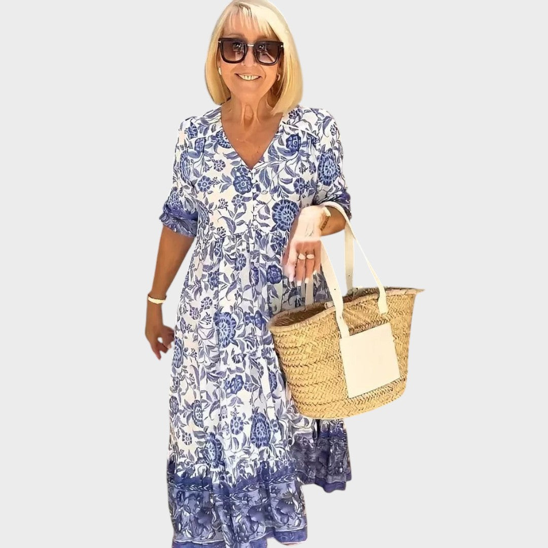 Lia | Vestido Floral Elegante